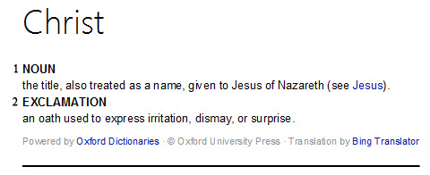 christ definition