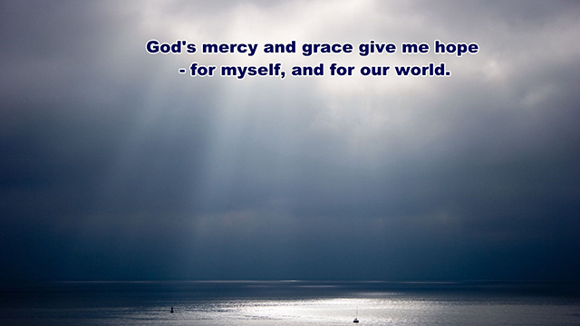 God's grace gives hope