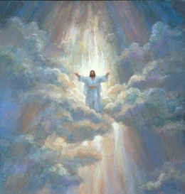 jesus in clouds