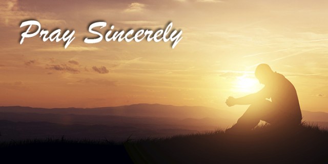 pray sincerely wp