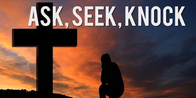 077 ask seek knock
