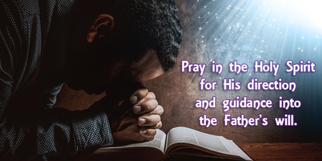 pray in the holy spirit