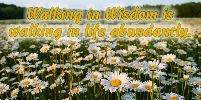 walking in wisdom