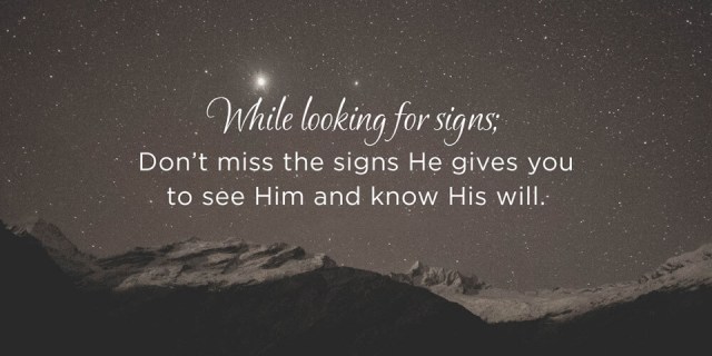 pd looking for signs