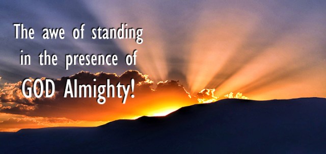 et in God's presence